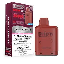 Drip'n Level X BOOST POD (20ML) - Cherry Classic [Ontario stamp]